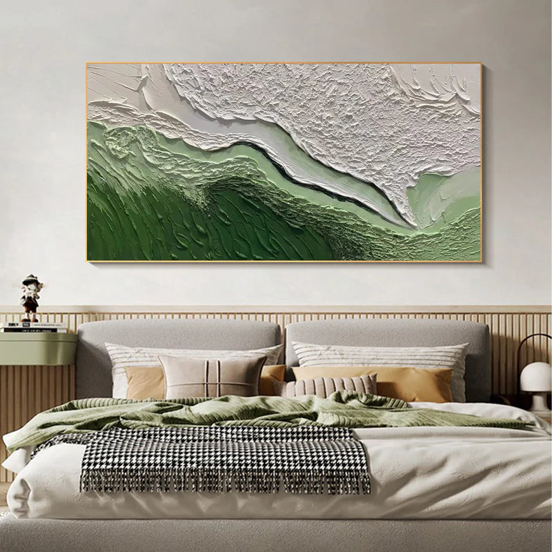 Ocean And Sky Plaster Textured Wall Art #OS020