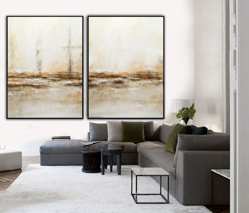 Abstract Tranquility Wall Art Set of 2 #AB051