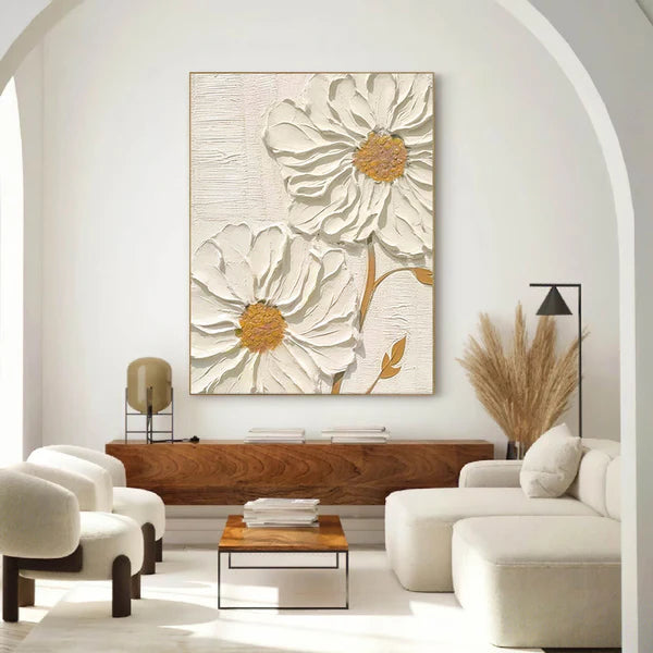 Colorful Flower And Tree Wall Art #FT026