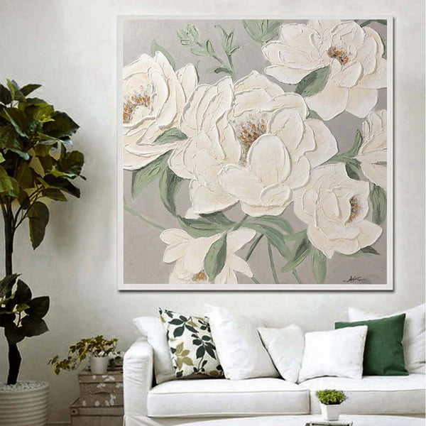 Colorful Flower And Tree Wall Art #FT027