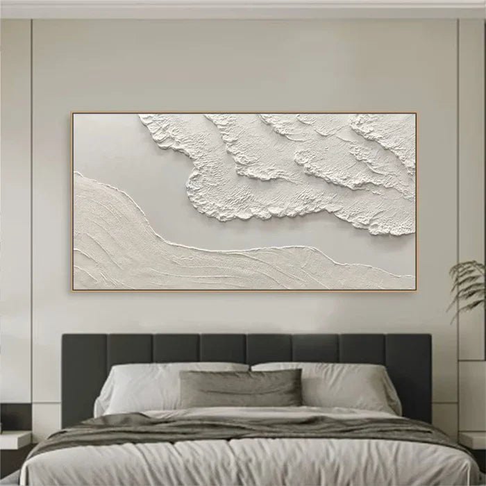 Ocean And Sky Plaster Textured Wall Art #OS036