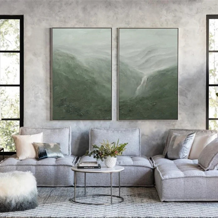 Abstract Tranquility Wall Art Set of 2 #AB074