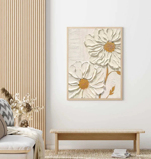 Colorful Flower And Tree Wall Art #FT026