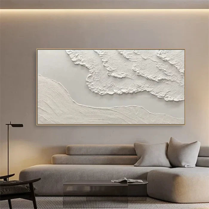 Ocean And Sky Plaster Textured Wall Art #OS036