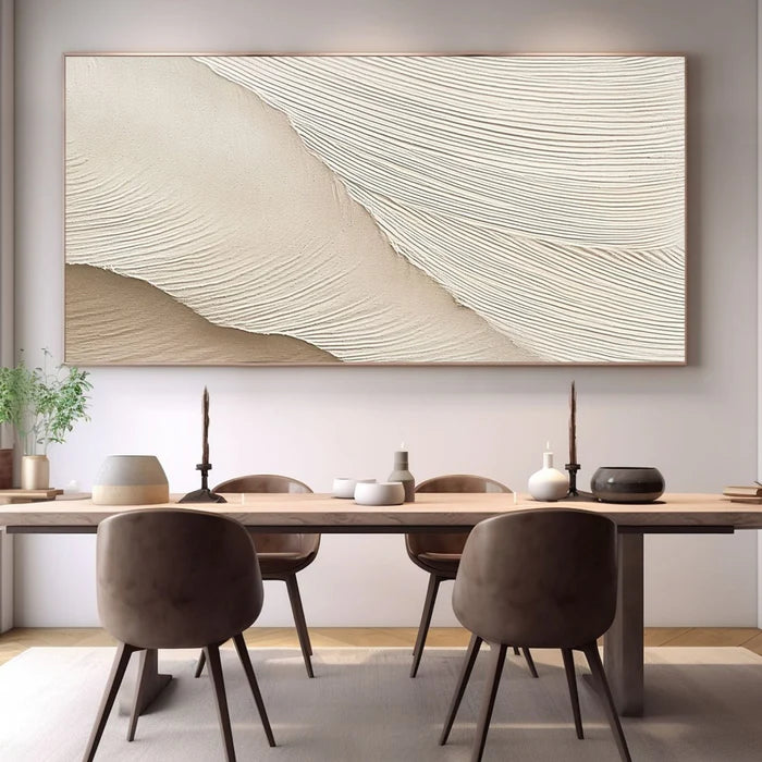 Ocean And Sky Plaster Textured Wall Art #OS010