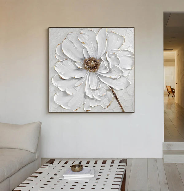 Colorful Flower And Tree Wall Art #FT025