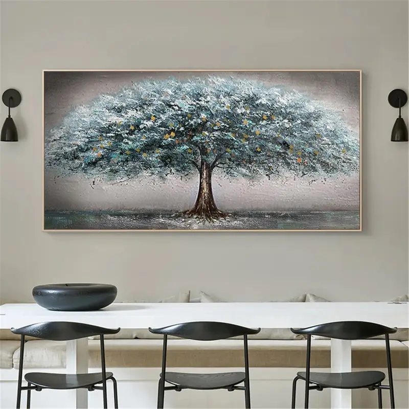 Flower And Tree Wall Art #FT003