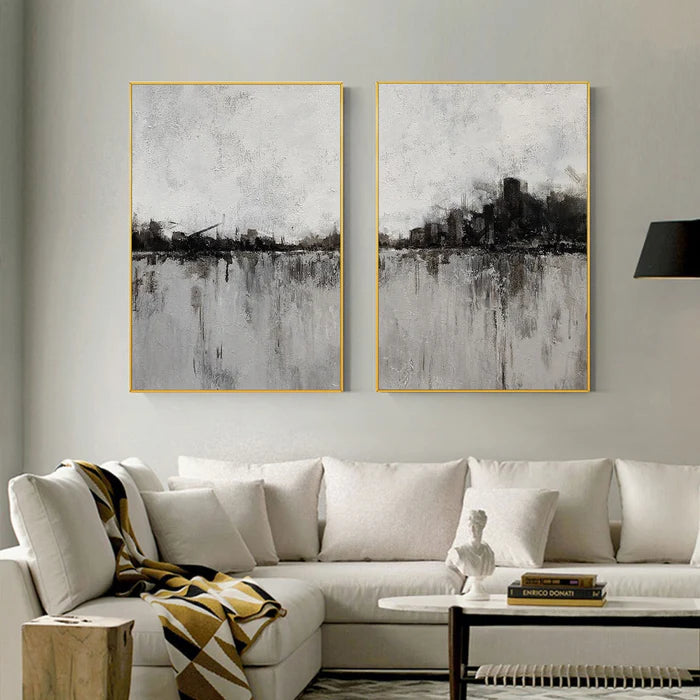 Abstract Tranquility Wall Art Set of 2 #AB033