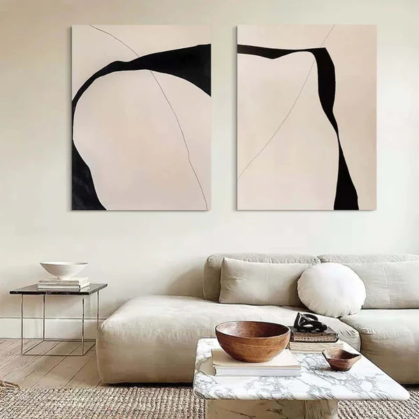 Abstract Tranquility Wall Art Set of 2 #AB012