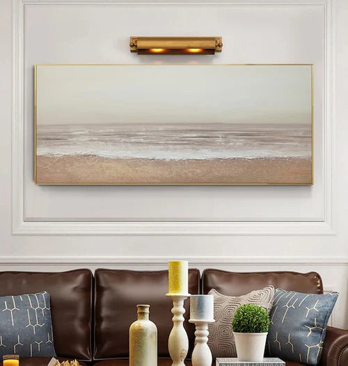 Ocean And Sky Plaster Textured Wall Art #OS029