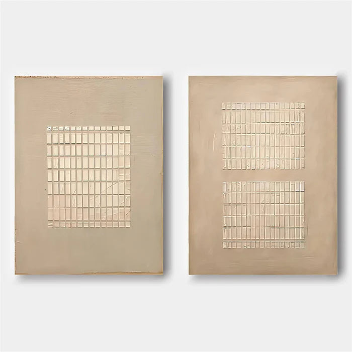 Wabi Sabi Abstract Wall Art Set of 2 #WS087