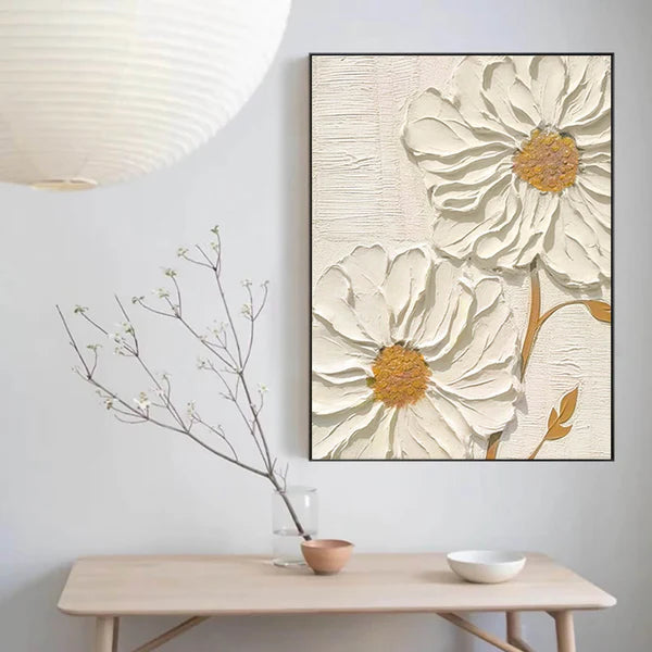 Colorful Flower And Tree Wall Art #FT026