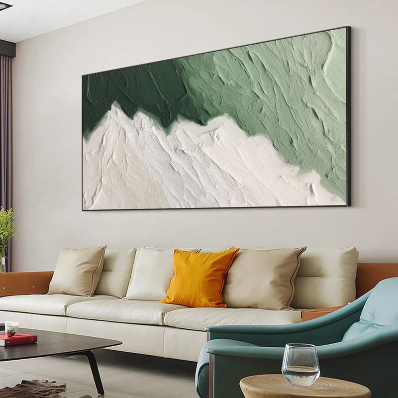 Ocean And Sky Plaster Textured Wall Art #OS018