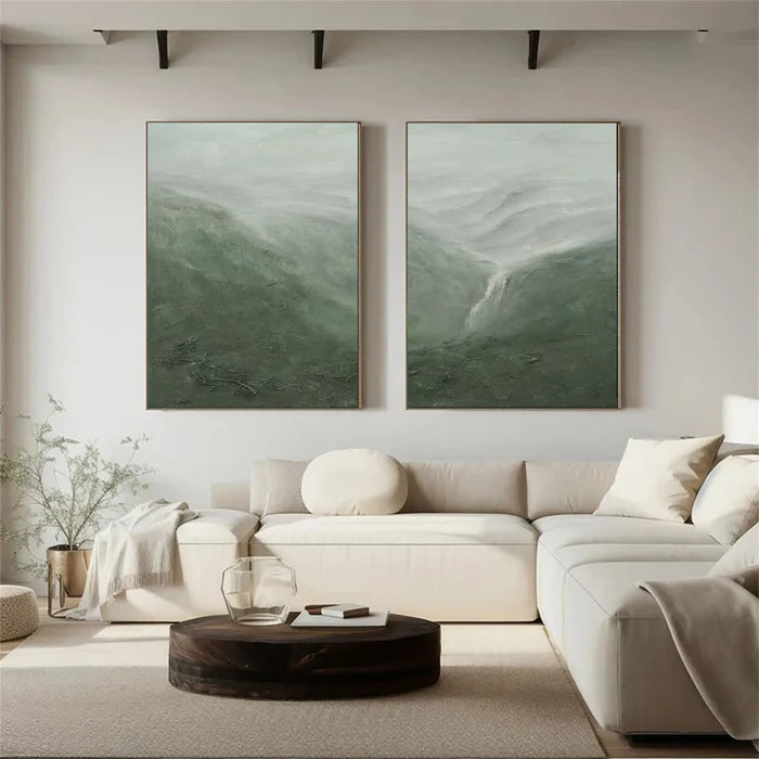 Abstract Tranquility Wall Art Set of 2 #AB074