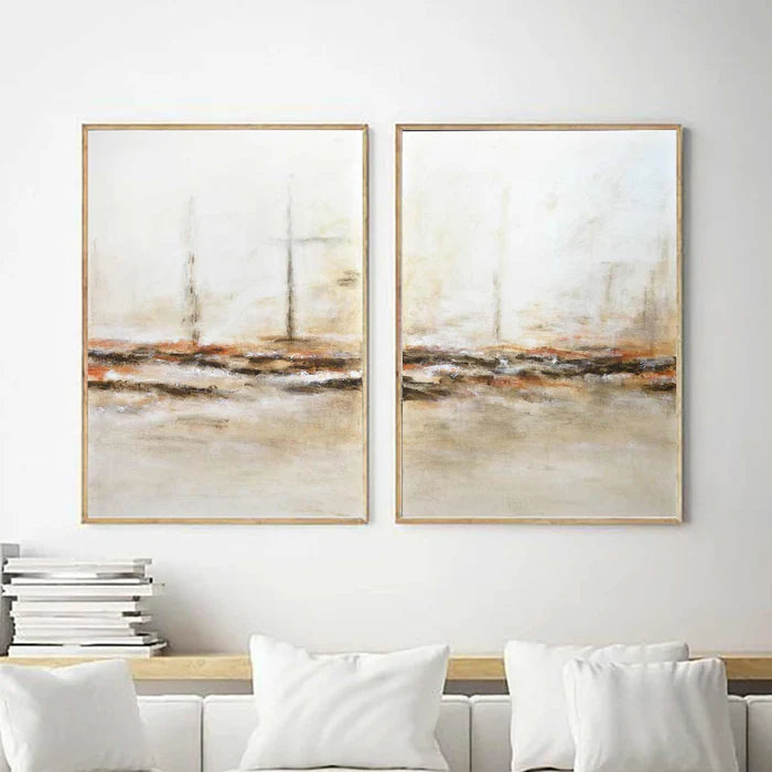 Abstract Tranquility Wall Art Set of 2 #AB051