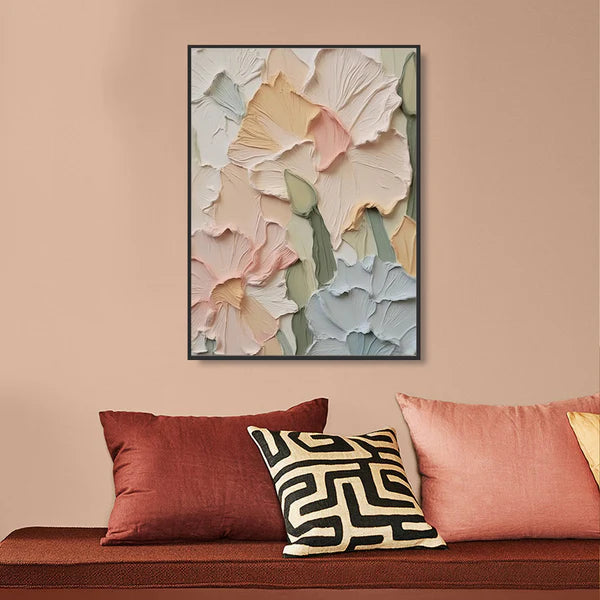 Colorful Flower And Tree Wall Art #FT017