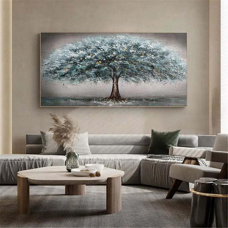 Flower And Tree Wall Art #FT003