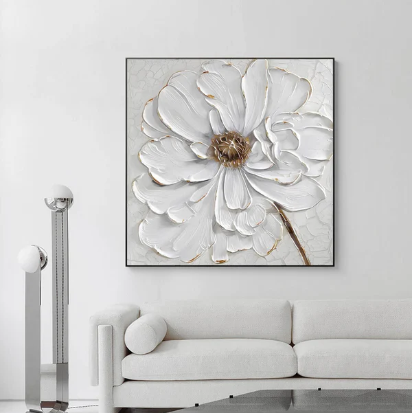 Colorful Flower And Tree Wall Art #FT025