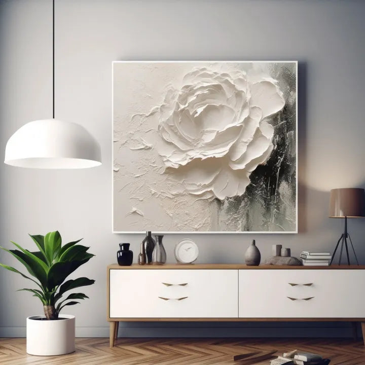 Colorful Flower And Tree Wall Art #FT019