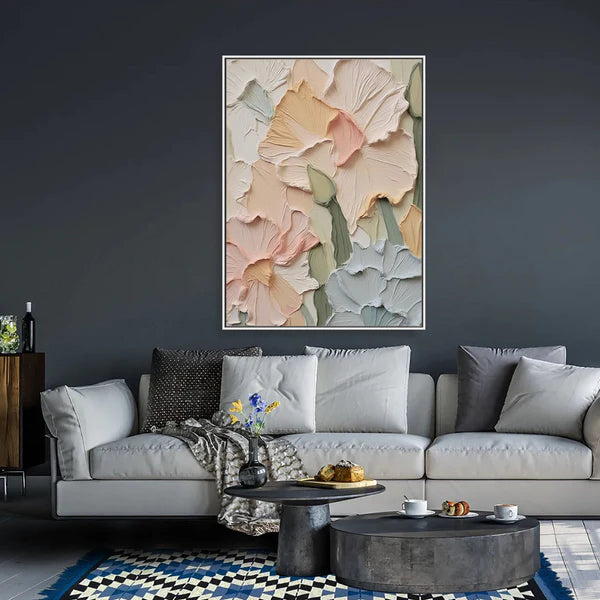 Colorful Flower And Tree Wall Art #FT017