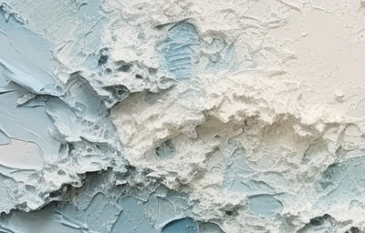 Ocean And Sky Plaster Textured Wall Art #OS030