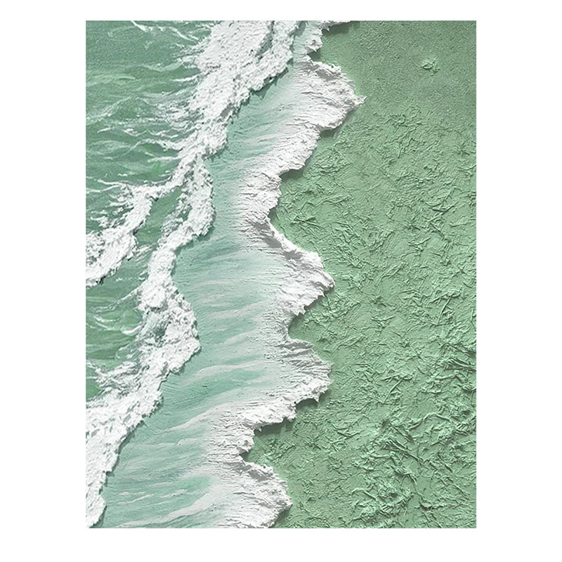 Ocean And Sky Plaster Textured Wall Art #OS004